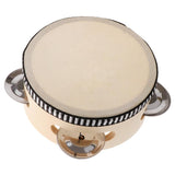 Wood Jingles Hand Held Tambourine Toy for Kids (4 inch) - Aladdin Shoppers