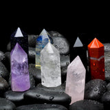 Wooden Box of 7 Rock Mineral Specimens Science Kits Collection Crystal Quartz Home Decor Collectibles - Aladdin Shoppers
