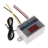 XH-W3001 Thermostat DC 24V 10A Digital Temperature Controller Heating/Cooling Temperature Control Switch w/ Waterproof Sensor Probe - Aladdin Shoppers